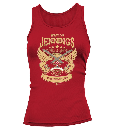 Waylon jennings ladies love outlaws Tank top Woman