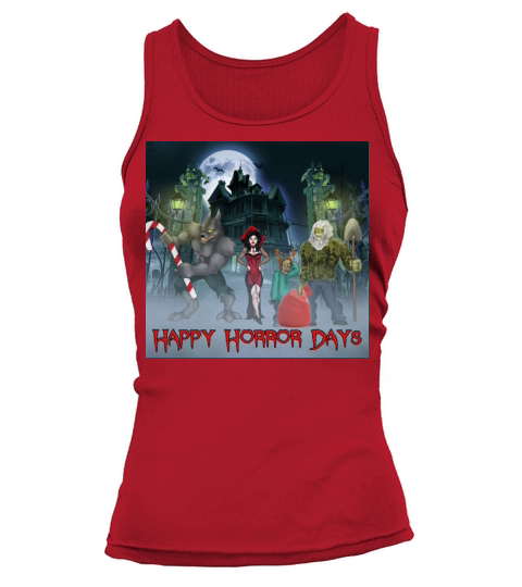 Happy Horror Days Cartoon Women's Tank Top