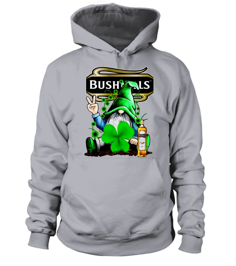 Gnome and Bushmills Irish Whiskey shamrock St Patrick’s Day shirt Women's Hoodie