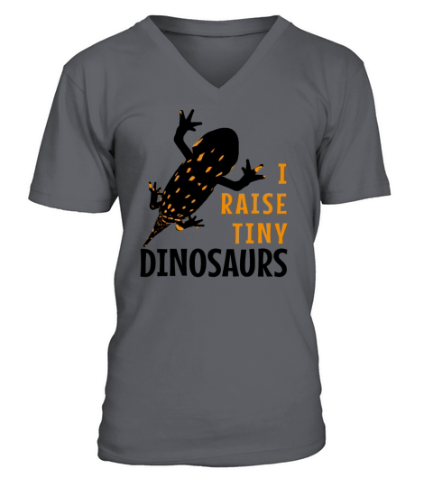 I Raise Tiny Dinosaurs Funny Bearded Dragon Pet Men's V-Neck T-shirt