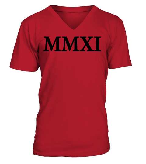 2011 Men's V-Neck T-shirt