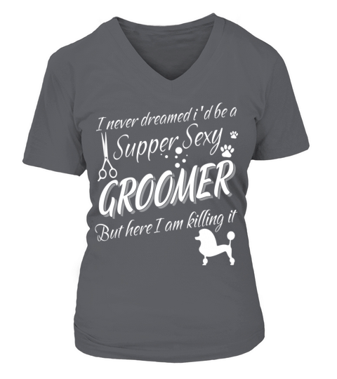 Groomer groomer dog groomer Women's V-Neck T-shirt