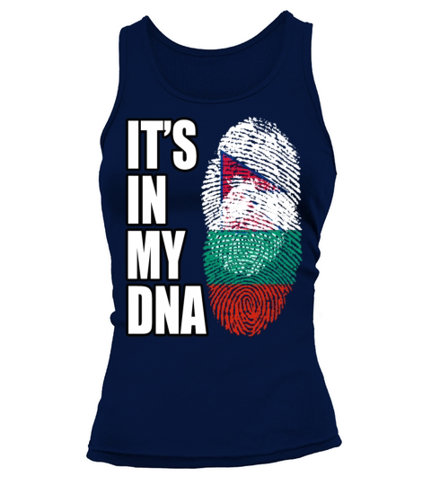 Bulgarian And Nepalese Mix DNA Flag Heritage Women's Tank Top