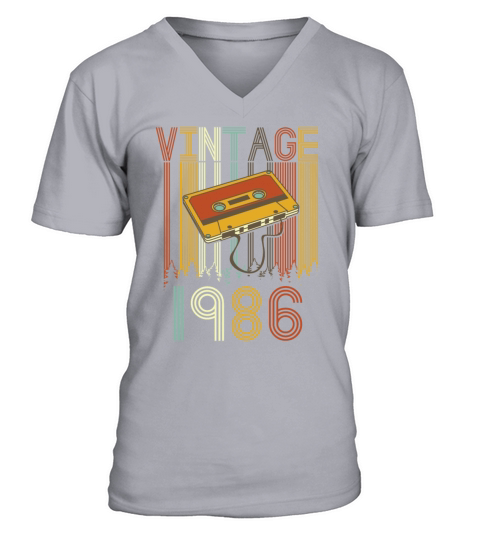 Vintage 1986 Retro Men's V-Neck T-shirt