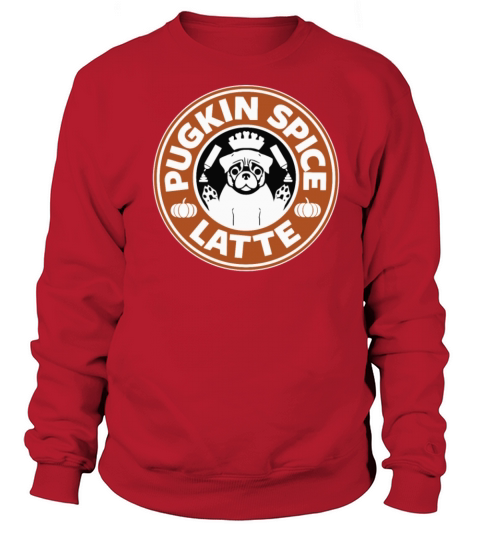 Pugkin Spice Latte Women's Sweatshirt