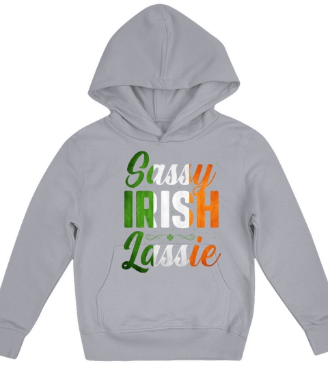 Sassy Irish lassie Kids Hoodie