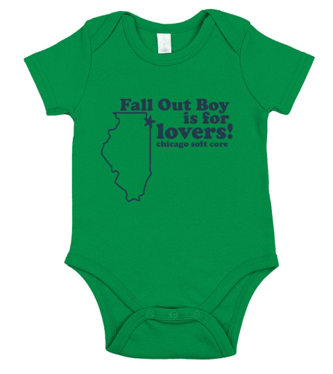Fall Out Boy Is For Lovers Chicago Short Sleeve Baby One-Piece