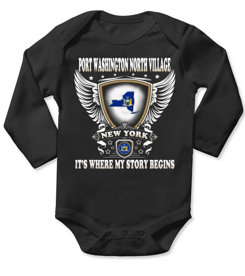 Port Washington North village NY Long Sleeve Baby One-Piece