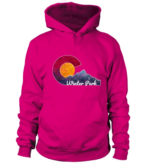Winter Park Colorado Flag Inspired Women's Hoodie