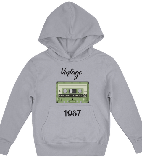 Vintage 1987 Kids Hoodie