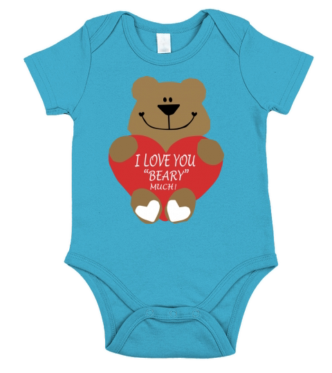 Valentine day Short Sleeve Baby One-Piece