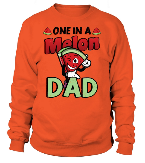 Father Melon Family Watermelon Papi Papa Dad Women's Sweatshirt