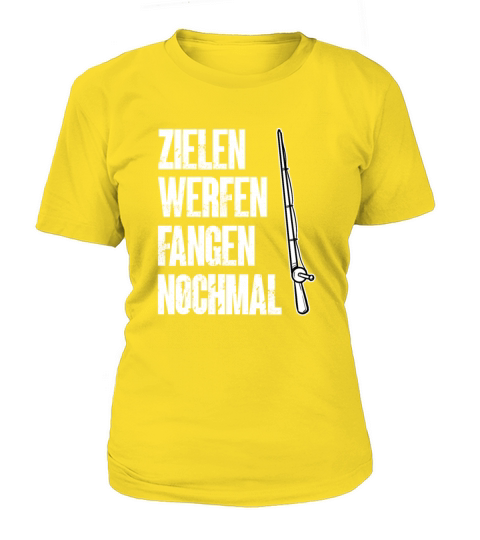 Fishing Rod Fisherman Tackle Fish Hook Angling Women's T-Shirt