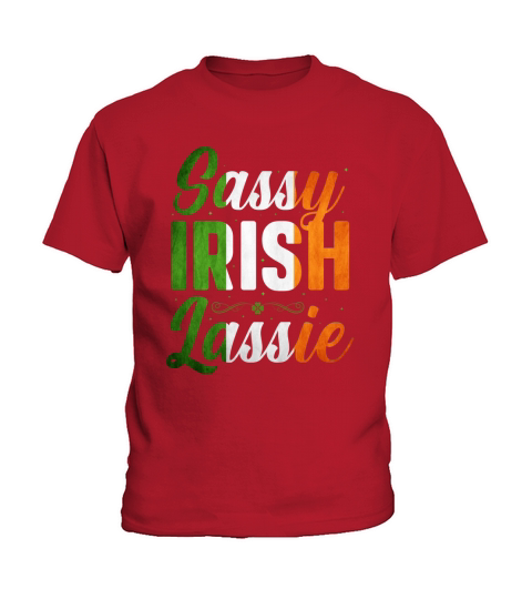 Sassy Irish lassie Kids T-Shirt