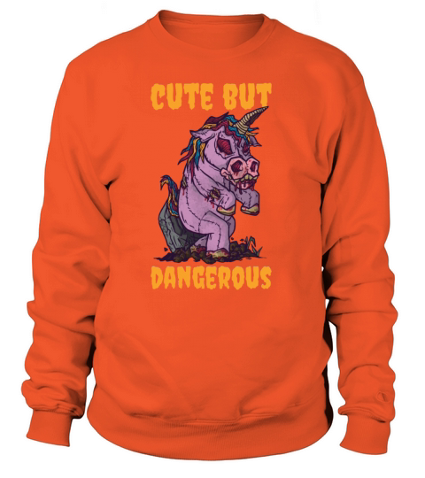 Cute But Dangerous Scary Unicorn Halloween Costume Women's Sweatshirt