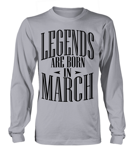 LEGENDS ARE BORN IN MARCH Women's Long Sleeve