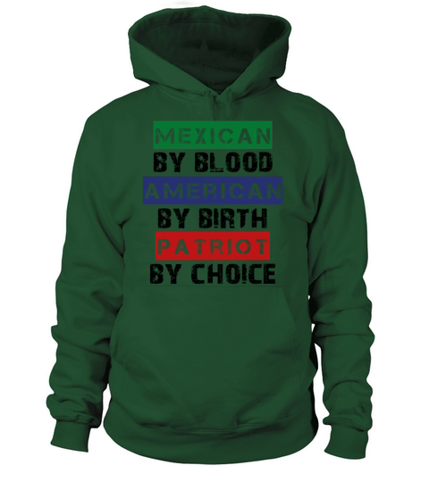 Nation Patriot Mexico Mexican By Blood Women's Hoodie