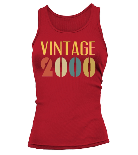 Vintage 2000 Cool 21st Birthday Gifts Men Women Women's Tank Top