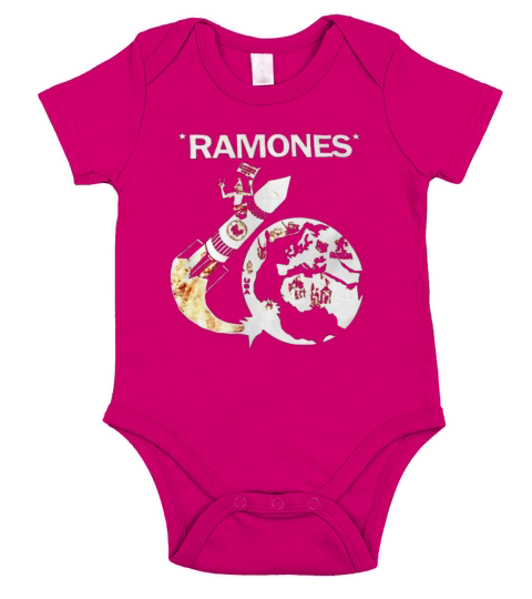 Ramones Rocket Earth Short Sleeve Baby One-Piece