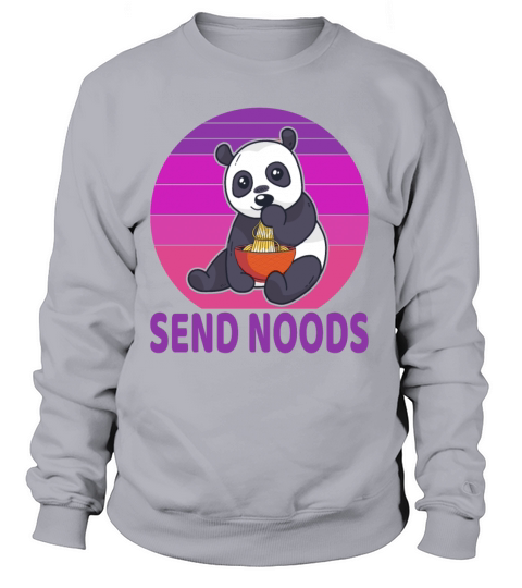 Panda Send Noods Noodles China Ramen Women's Sweatshirt