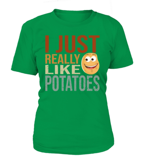 I Just Really Like Potatoes Funny Potato Food Women's T-Shirt