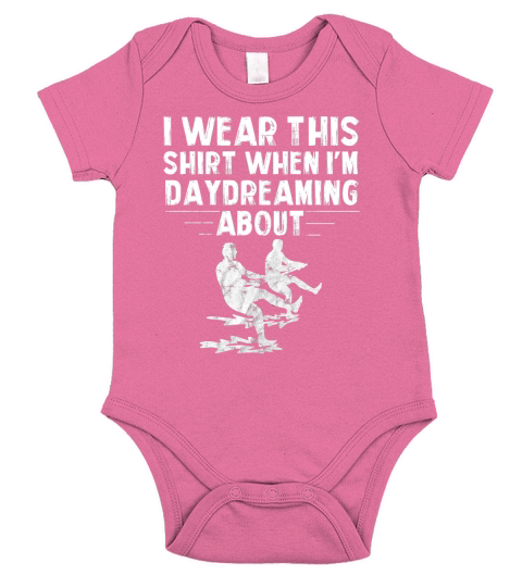 Barefoot Skiing T-Shirt gift for Barefoot Skiers Short Sleeve Baby One-Piece