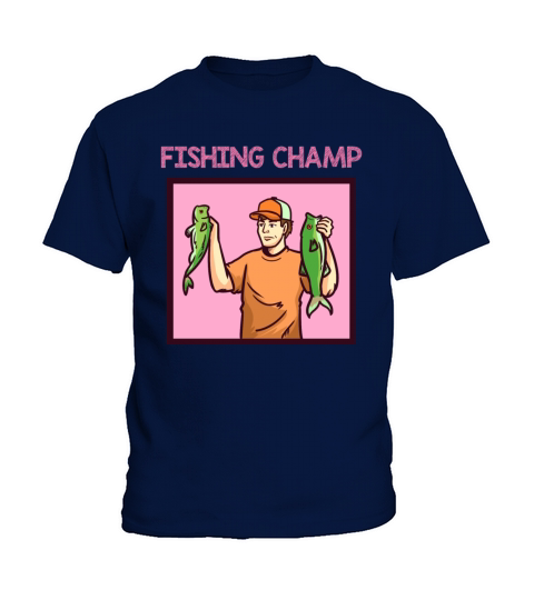 Fish Butt Eel Fishing Fishing Gift Pike Kids T-Shirt