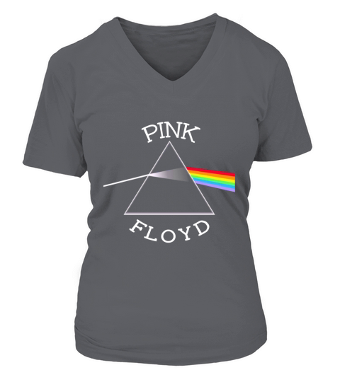 Pink Floyd prism logo V-neck T-Shirt Woman