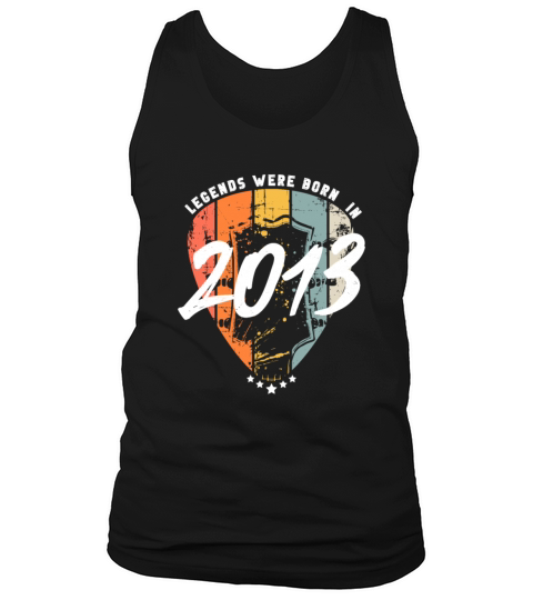 2013 Birthday Guitar Player Vintage Men's Tank Top