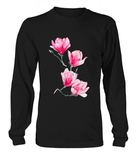 Original watercolor of Magnolia Long sleeved Unisex