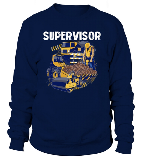 Construction Supervisor Safety T-Shirt Road Highway Workers Sweatshirt Unisex