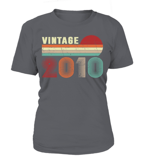 Vintage 2010 Funny 10 Years Old Kids 10th Birthday Women's T-Shirt