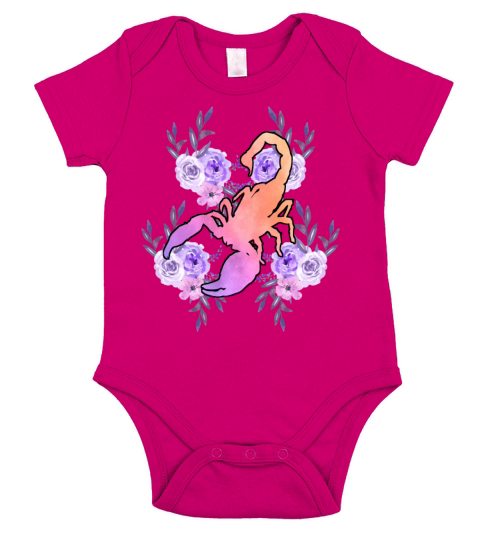 Scorpio Zodiac Birthday Sign Astrology Short Sleeve Baby One-Piece
