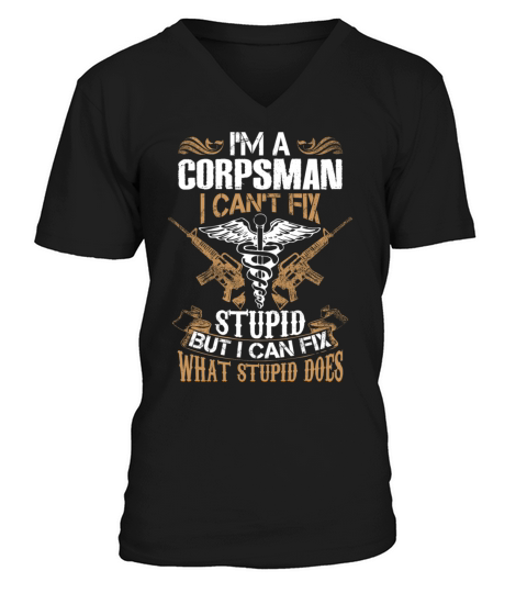 Im A Corpsman T Shirt Men's V-Neck T-shirt