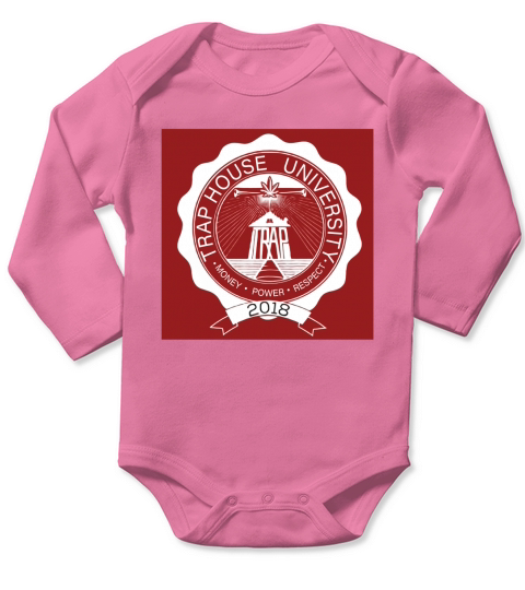 Trap House Tee Long Sleeve Baby One-Piece