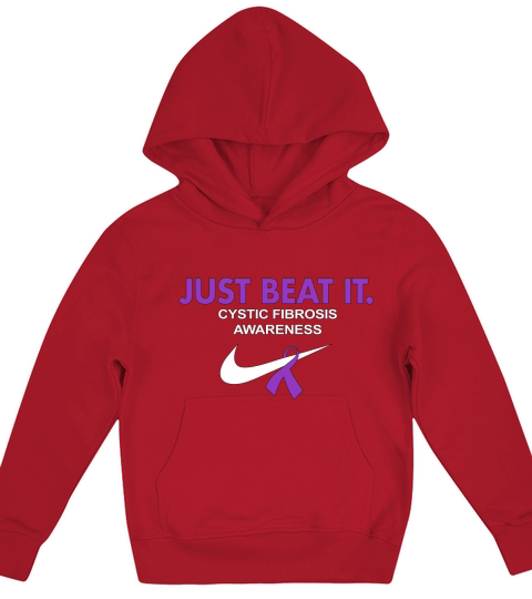 JUST BEAT IT CYSTIC FIBROSIS AWARENESS Kids Hoodie