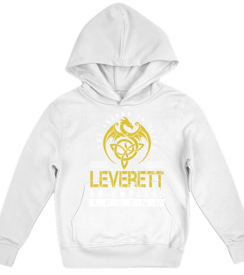 The Legend is Alive LEVERETT An Endless Legend Name Shirts Kids Hoodie