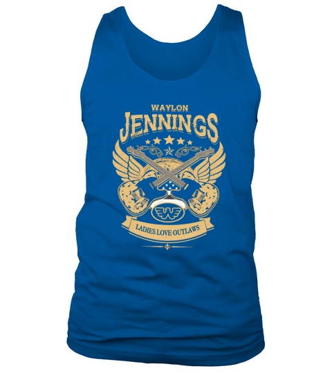 Waylon jennings ladies love outlaws Tank Top Unisex