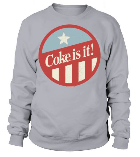Coca-Cola Coke It Is Circle LogoGift Tee Women's Sweatshirt