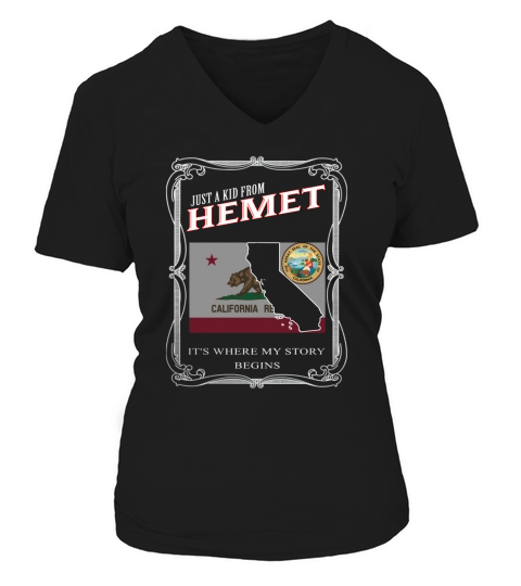 Hemet - CALIFORNIA V-neck T-Shirt Woman
