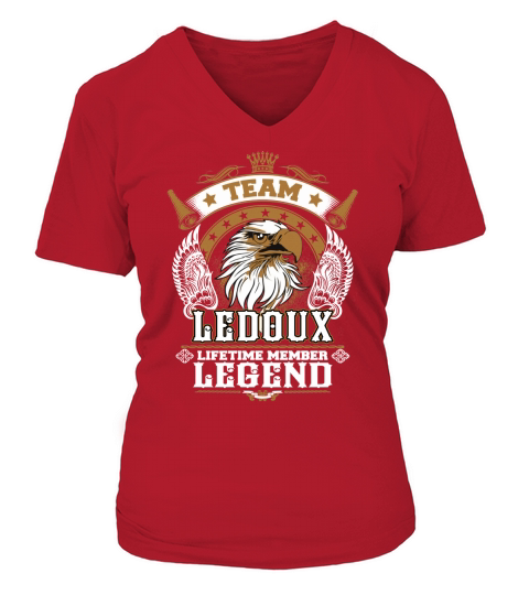 LEDOUX TEAM LEGEND, LEDOUX TSHIRT V-neck T-Shirt Woman