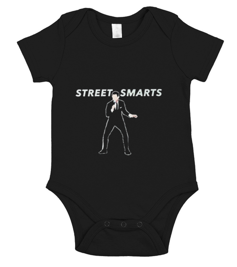 Street Smarts Custom Graphic Gift Short Sleeve Baby One-Piece