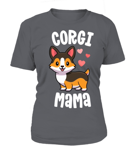 Corgi Mom Shirts For Women Dog Mama Red Tricolor C Women's T-Shirt
