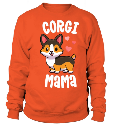 Corgi Mom Shirts For Women Dog Mama Red Tricolor C Women's Sweatshirt
