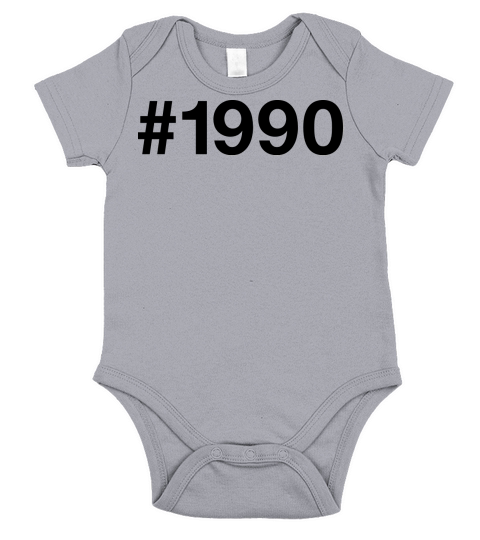1990 Short Sleeve Baby One-Piece