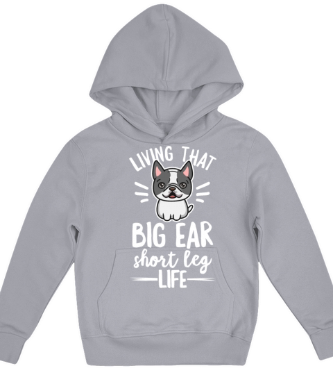 Frenchie Design for a French Bulldog Owner Kids Hoodie