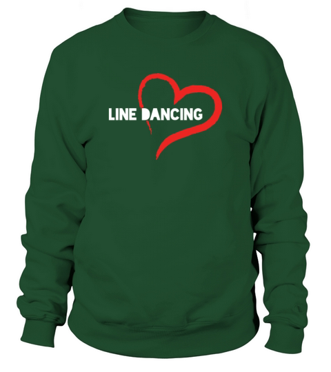 Line Dancing Heart Country Music Cowboy Gift Men's Sweatshirt