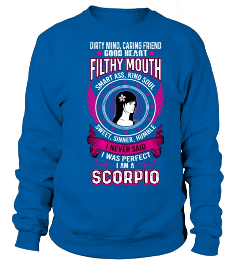Scorpio zodiac t shirt Men's Sweatshirt