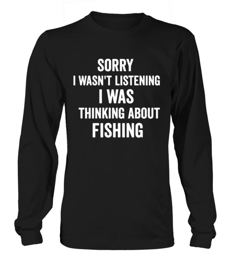 liesting sorry shirt Men's Long Sleeve