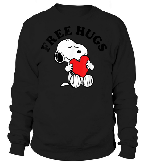 Peanuts Snoopy Free Hugs shirt Men's Sweatshirt